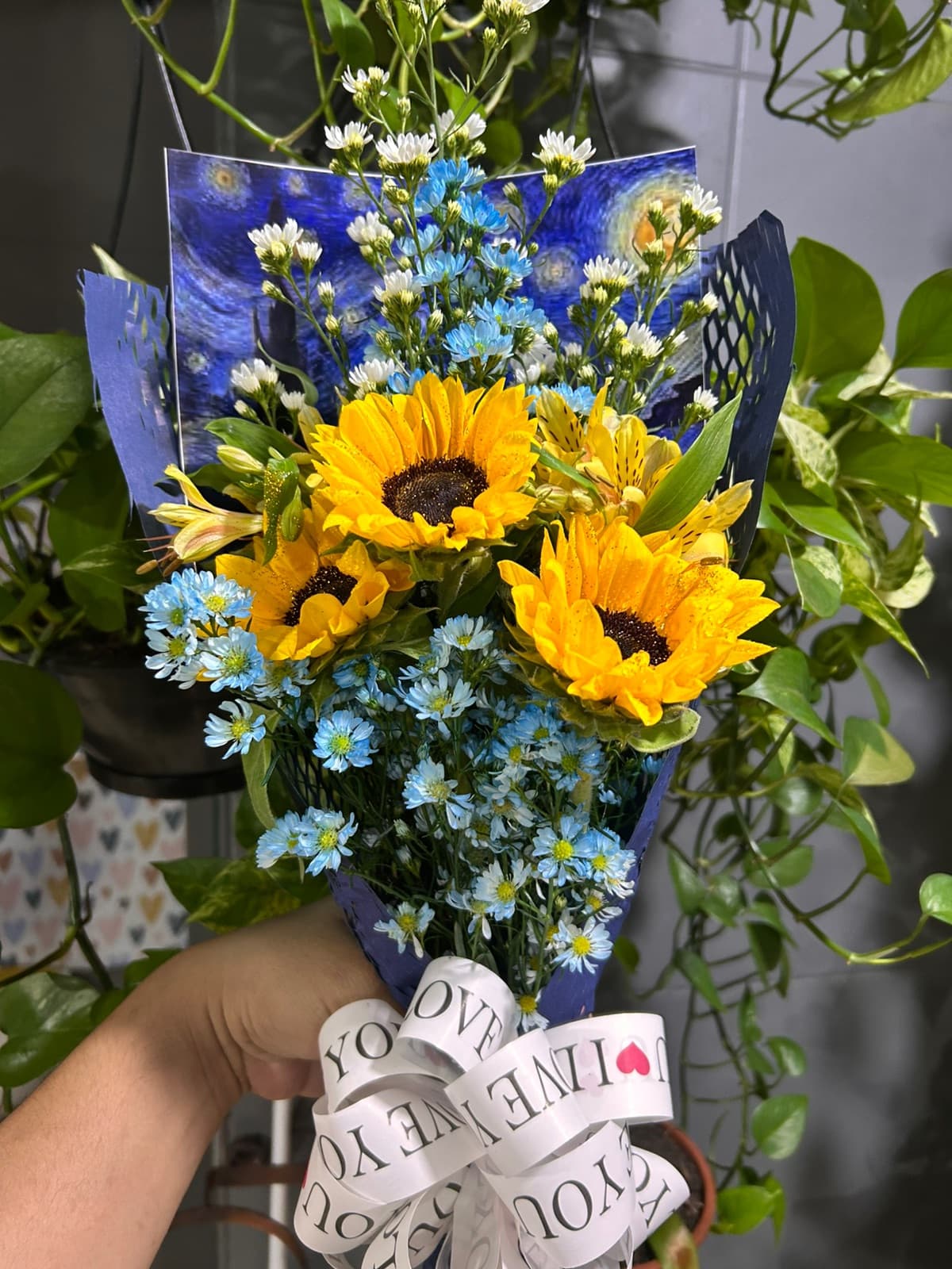 Buquê mini Van Gogh